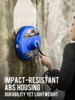 MEKOH 14” Electric Pressure Washer Surface Cleaner Attachment, 2500 PSI Universal Power Washer Accessories for Driveway Sidewalk Deck Patio Concrete Cleaning, 1/4" Quick-Connect, Dual Rotary Nozzles - Image 5