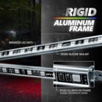 OPT7 Aura Pro Underglow LED Lights with APP & Remote Control, RGB Multicolor Mode, Music Sync, 4 PCS Waterproof Rigid Aluminum Light Bar, Exterior Underbody Lighting Kit Universal Fit for Car Truck RV - Image 3