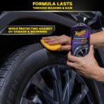 Meguiar’s Endurance Tire Gel, G7516, Premium Tire Shine Gel for a Lasting Glossy Finish, Helps Keep Tires Looking Deep Black and Clean, Top Christmas Gift Ideas for Car Guys and Girls, Purple, 16 Oz - Image 6