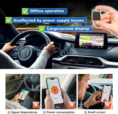 Navigation Car GPS SD Card Compatible with 2016-2018 Mazda 3, 2016-2020 CX-5/CX-9, 2016-2024 Mazda 6/CX-3/MX-5, GPS Map Card Sync Navigation System for USA/Canada/Mexico - Image 4