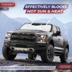 Autoamerics 1-Piece Windshield Sun Shade Standard Silver Foldable Car Front Window Sunshade for Most Cars SUV Truck - Heat Blocker Visor Protector Blocks Max UV Rays and Keeps Your Vehicle Cool Medium - Image 7