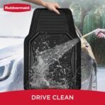 Rubbermaid Car Mat Full Set All-Weather Heavy-Duty 4 Pieces– Trim-to-Fit Universal Car Mats Full Set – Waterproof Rubber Floor Liners for Most Trucks, SUVs, Vans, and Sedans-Black - Image 6
