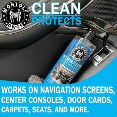 Wontolf Complete Car Wash Cleaning Kit, Car Interior Detailing Kit with Car Wash Soap, Interior Detailing Cleaner, Wheel Cleaner, Wheel Brush, Dying Towel, for Cars Trucks RVs SUVs - Image 4