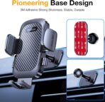 Romuto Phone Holders for Your Car Phone Holder Mount【Super Suction】Cell Phone Mount for Car Accessories for Women Men Windshield/Vent/Dash Truck Stand Desk Mount Clamp Holder for iPhone Samsung Camera - Image 8