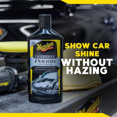 Meguiar's Ultimate Polish – High-Gloss Polish for a Show Car Shine – Permanently Removes Light Swirls to Produce a Deep, Wet Reflection with a High Gloss Shine - Easy to Use, 16 Oz - Image 7