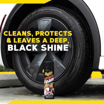 Meguiar's Hot Shine Tire Foam, 19 Oz, 3 Can/Pack, 4 Pack/Case - Image 7