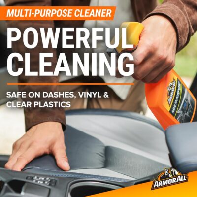 Armor All Premier Car Care Kit, Includes Car Wax & Wash Kit, Glass Cleaner, Car Air Freshener, Tire & Wheel Cleaner (8 Piece Kit) - Image 3