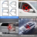 Car Window Shades, 2 Pack Side Car Window Sun Shades for Camping, UV Protection Breathable Mesh Baby Window Covers, Window Screen for Car, Truck, SUV, Protect Privacy for Kids, Family (39.8"x18.9") - Image 2