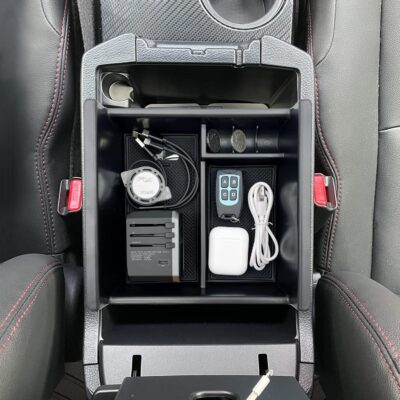 JOJOMARK Compatible with Toyota 4Runner Accessories Center Console Tray Organizer Armrest Box Storage Fit for 4Runner 2010-2019 2020 2021 2022 2023 2024 (Console Organizer) - Image 4