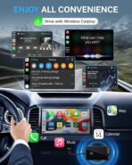 Jemluse Wireless CarPlay Adapter for Apple iPhone - Multi-User Seamless Connection for Convert Wired to Wireless Car Play Adapter - No Latency from iOS 10+ to Screen w/USB C (Gray) - Image 2