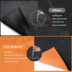 Heavy Duty Oil Spill Mat, 5' x 6', Premium Absorbent Oil Pad, Garage Floor Mat for Under Car, Protects Garage Floor from Spills, Drips, Splashes and Stains,Waterproof Backing Absorbent Pad - Image 4