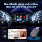 2 in 1 Wireless CarPlay and Android Auto Adapter 2025 for iPhone, Easy to Upgrade Wired CarPlay to Wireless, Mini Car Play Dongle with USB A/C for Apple iOS 10+ & Android 11+, For Cars 2016+, No Delay - Image 8