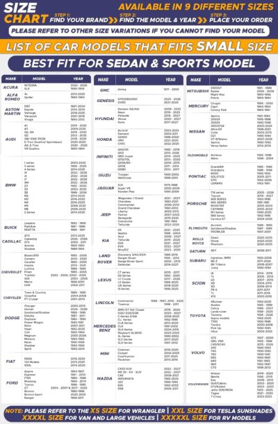 EcoNour Car Windshield Sun Shade | 2025 Upgraded Innovative No-Light-Pass Technology for Maximum Coverage | Foldable Sun Shade Keeps Your Vehicle Cool | Must-Have Car Accessories | Small (59" x 29") - Image 3