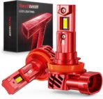 Torchbeam H11 Bulbs Kit,45000 LM, 800% Superior Brighter H11/H8/H9 Fog Bulbs, [Build-in Canbus Decoder] 6500K Cool White Light with Fan, Plug and Play, Pack of 2