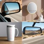 4 x Hello Beautiful Rearview Mirror Decal,Car Decal For Women,Rear View Mirror Sticker,Car Window Decal,Vanity Mirror Decal,Affirmation Sticker,Water Bottle Sticker,Car Mirror Sticker,Tumblers Sticker - Image 6