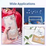 Frienda 8 Pcs Bling Butterfly Car Decals Women Crystal Rhinestone Shiny Butterfly Stickers Accessories for Car Body Bumper Window Laptop Automotive Interior Exterior Sticker Decor(Silver) - Image 6