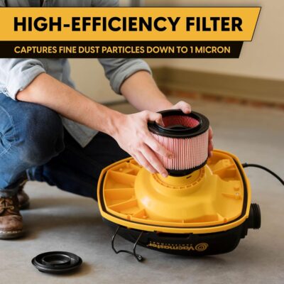 Vacmaster Professional Beast Series VFB511H 0201 5-Gallon 5.5 Peak HP Wet/Dry Vac, Black - Image 7