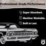 Platinum Microfiber Towels for Cars Extra Large Towel Set of 2 Drying Towels with Maximum Absorbency, Scratch Free Wash Towels for Detailing, Microfiber Cleaning Cloth Towel Kit - Image 6