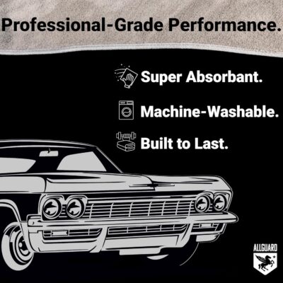 Platinum Microfiber Towels for Cars Extra Large Towel Set of 2 Drying Towels with Maximum Absorbency, Scratch Free Wash Towels for Detailing, Microfiber Cleaning Cloth Towel Kit - Image 6