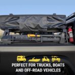 Scosche PSMUFE-VA1 Universal Fire Extinguisher Mount Kit, Quick Release Car Fire Extinguisher Mounting Bracket fits Round Bars 1.5”-3” Diameter for Truck, ATV, UTV, Holder for Auto Fire Extinguishers - Image 5