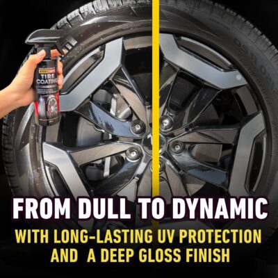 Ceramic Tire Shine, High Gloss Tire Coating, Give Tires a Deep Wet Shine and Long-Lasting Protection, Non-Greasy Ceramic Tire Coating for Car, Truck & SUV - Image 6