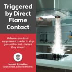 Rangehood® Fire Suppressor – Automatic StoveTop Fire Suppressor for Residential Kitchen Safety – Easy to Install, Direct Flame-Activated, Non-Toxic Fire Suppression System (1 Pair) - Image 3