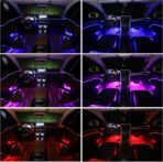 1 PC Car LED Strip Lights, 16 Million Colors 5 in 1 with 236 inches Fiber Optic, Multicolor RGB Car Interior Lights Automobile Ambient Neon Lighting Kit (Multicolored) - Image 6