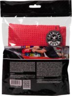 Chemical Guys Waffle Weave Glass & Window Microfiber Towel - Red 24 x16 Inch Scratch-Free Detailing Cloth for Cars, Trucks, SUVs & Home, Streak-Free Cleaning for Glass, Mirrors & Windows - Image 3