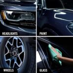 Turtle Wax Hybrid Solutions Ceramic 3-in-1 Car Detailer, Waterless Car Wash, Long-lasting HydrophobicWax Protection and High Gloss Shine, Safe For All Exterior Surfaces, 32 oz (Pack of 1) - Image 6