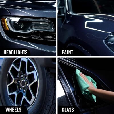 Turtle Wax Hybrid Solutions Ceramic 3-in-1 Car Detailer, Waterless Car Wash, Long-lasting HydrophobicWax Protection and High Gloss Shine, Safe For All Exterior Surfaces, 32 oz (Pack of 1) - Image 6