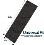 ZONETECH Cling Glare Reducer Sun Shade Side Window Car Curtains UV Rays Visor Protection,Universal Fit Protects from Sun-Rays - for All Year Round Use. Perfect for Road Trips 2-Pack - Image 3