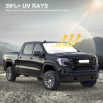 Car Sun Shade for 2019-2024 2025 2026 Chevy Silverado 1500 Windshield Sun Shade, Sun Visor Windshield Screen Cover for GMC Sierra Front Window Sunshade Foldable Auto Interior Accessories - Image 5