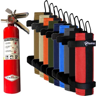 Bartact - 2.5 lb Roll Bar Fire Extinguisher Mount for Vehicle Holder, Adjustable Fire Extinguisher Holder Mount, US Made Universal Vehicle Fire Extinguisher Holder Fits All Roll Bars (Black) - Image 4