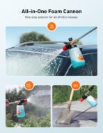AstroAI Foam Cannon, Heavy Duty Car Foam Blaster Wide Neck Adjustable Snow Foam Lance and Thick Foam for Pressure Washer with 1/4" Quick Connector,1L Bottle - Image 9