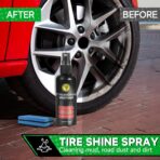 11Pcs Car Interior Cleaning Kit | Car Seat Cleaner, Tire Shine Spray, Screen Cleaner, Tire Stone Cleaning | Car Care Kit for Car, Truck, SUV, RV | Car Detailing Kit - Image 3