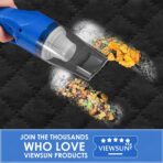 Viewsun 18PCS Car Cleaning Kit, Car Interior Detailing Kit with Blue High Power Handheld Vacuum, Detailing Brush Set, Windshield Cleaner, Cleaning Gel, Complete Auto Accessories for Men, Women - Image 6