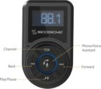 Scosche BTFM3 BTFREQ Universal Bluetooth Hands-Free Car Kit with Digital FM Transmitter and 10-Watt USB Car Charger - Black XL - Image 4