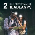 Energizer LED Headlamp PRO (2-Pack), IPX4 Water Resistant Headlamps, High-Performance Head Light for Outdoors, Camping, Running, Storm, Survival LED Light for Emergencies (Batteries Included) - Image 2