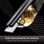 Shark UltraCyclone Pet Pro Plus Cordless Hand Vacuum, Powerful Suction, Handheld Vacuum for Car & Home, Pet Power Brush, Crevice Tool, Scrubbing Brush, XL Dust Cup, Black, CH951 - Image 6