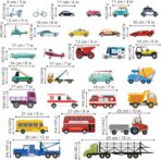 decalmile Cars Wall Stickers Transports Kids Room Wall Decor Peel and Stick Wall Decals for Boys Children's Room Nursery Bedroom Classroom - Image 5