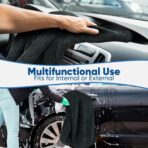 HOMEXCEL Professional Car Drying Towel (36"x 24") with Twisted-Loop Technology, 1200GSM for a Streak-Free Finish – Microfiber Towels for Cars, Trucks, SUVs, RVs and Motorcycles - Image 7