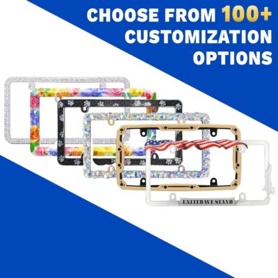 Cruiser Accessories 16130 Dazzle License Plate Frame, Chrome - Image 6