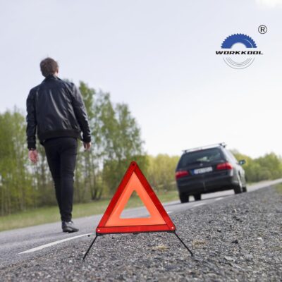 Safety Triangles for Emergency Use, Road Side Triangle Reflectors, Warning Triangle with Case for Vehicles Breakdown(3 Packs) - Image 3