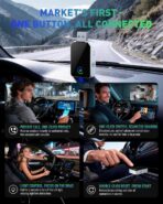 SPIRITIME Wireless CarPlay Adapter for iPhone – 5-Second Auto Connect | 1-Click Phone Swap for Families | Convert Wired to Wireless | Stable & Fast, Plug & Play | Supports Factory CarPlay Cars 2016+ - Image 4