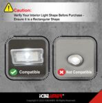 ICBEAMER For Tesla Interior LED Lights Kit: Ultra-bright, easy plug-in, with a panel removal tool. Fits Model 3, S, Y, X. Trunk, Frunk, Door Puddle, Foot-Well, Fit Tesla Accessories(4 Packs in Blue). - Image 6