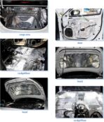 uxcell Heat Sound Deadening Insulation Mat Deadener Pad Car Auto Exhaust Muffler Hood Door Waterproof 394mil 6.4sqft 40x24inch for Car - Image 5