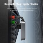 ESSAGER Bluetooth Receiver for Car, Noise Cancelling 3.5mm AUX Bluetooth Car Adapter, Wireless Audio Receiver Transmitter for Home Stereo/Wired Headphones Airplane, Gray - Image 4