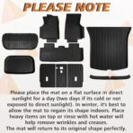 TripleAliners 10PCS Floor Mats Fit for 2026+Tesla Model Y Juniper Set Full Protection All Weather TPE Anti-Slip Custom Fit Floor& Frunk& Trunk& Rear Lower& Backrest Mat& Bumper Guard(Not Fit Standard) - Image 5