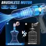 Car Vacuum Cleaner, 15000Pa Handheld Cordless Rechargeable Wet & Dry Vacuum, 120W High Power for Car, Pet, Home, Office Cleaning, Washable HEPA Filter, Multi-Nozzles - Image 2