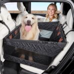 YJGF Large Dog Car Seat Large Size Dog,Pet Car Seat Cover for Back Seat Extende,Pet Booster